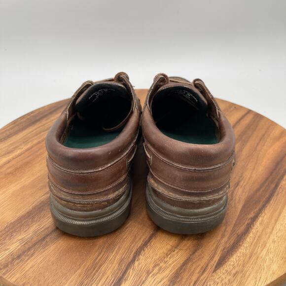 Frye Apalachian Shoes Mens 10.5 M Brown Leather Boat Slip On Deck Casual Moc main image 5
